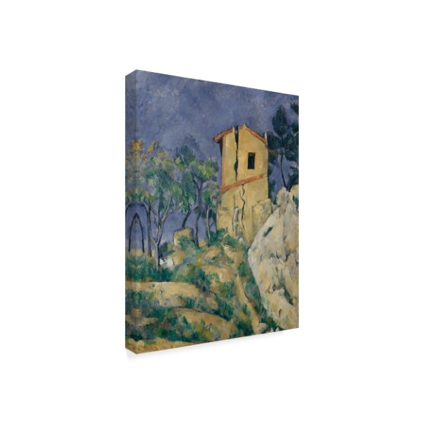 Paul Cezanne 'The House With The Cracked Walls' Canvas Art,35x47